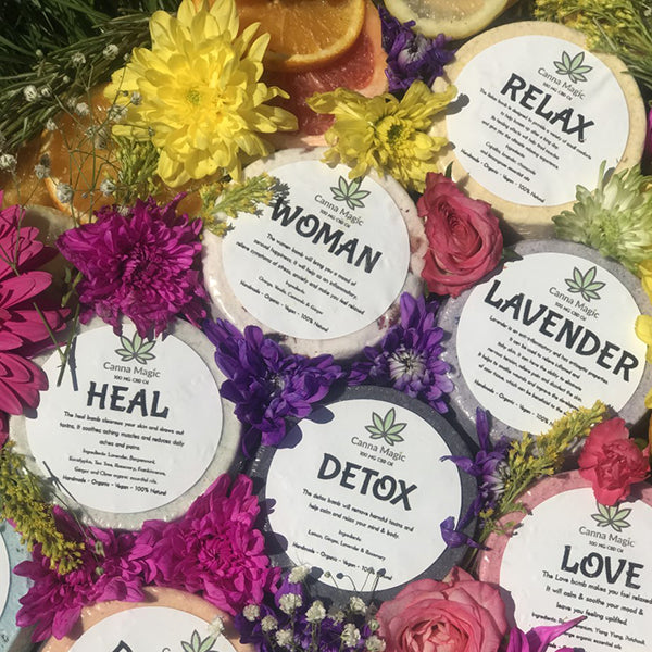 Canna Magic Handmade 100mg CBD Bath Bombs - Flavour: Calm