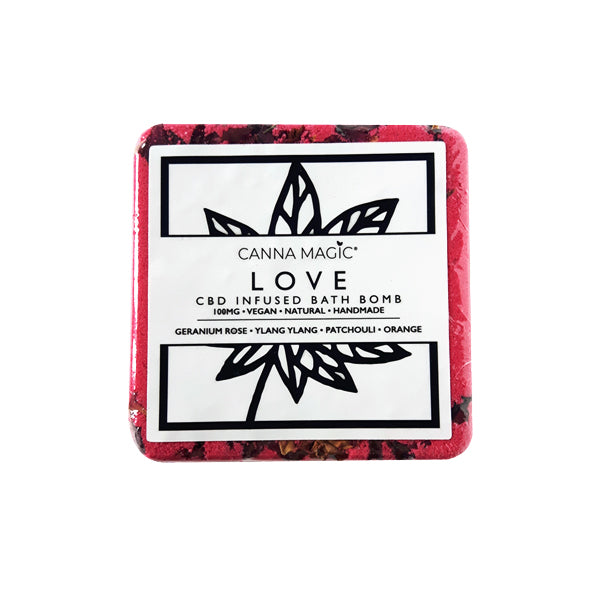 Canna Magic Handmade 100mg CBD Bath Bombs - Flavour: Calm