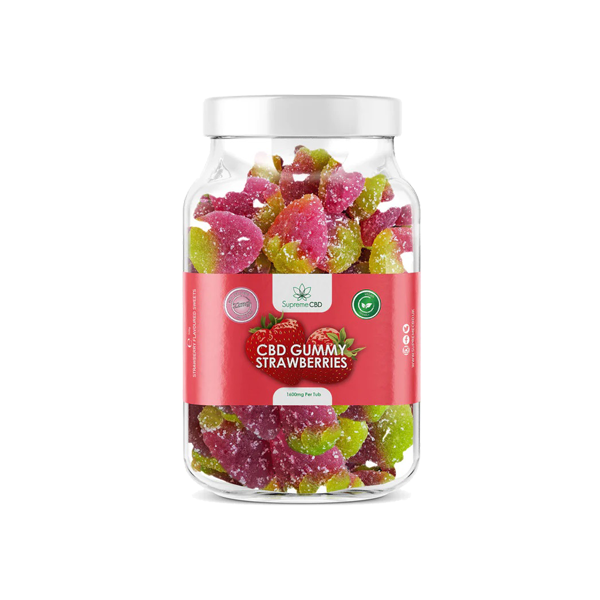 Supreme CBD 1600mg Broad Spectrum CBD Gummies - Gummy: Cherries