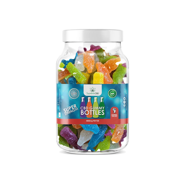 Supreme CBD 4800mg Broad Spectrum CBD Super Strength Gummies - Gummy: Cherries