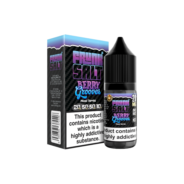 20mg Frunk Salts 10ml Nic Salts (50VG-50PG) - Flavour: Strawberry Bubbling