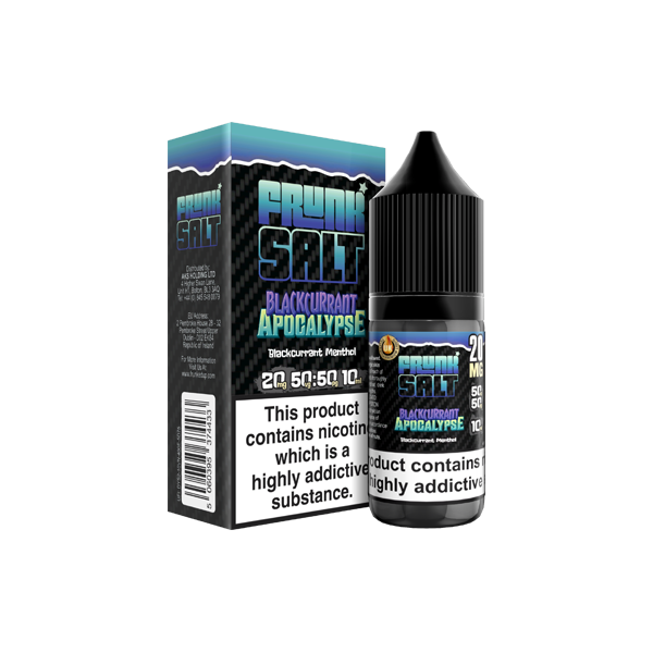 20mg Frunk Salts 10ml Nic Salts (50VG-50PG) - Flavour: Strawberry Bubbling