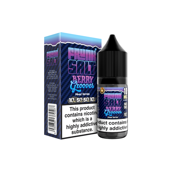 10mg Frunk Salts 10ml Nic Salts (50VG-50PG) - Flavour: Double Bubble