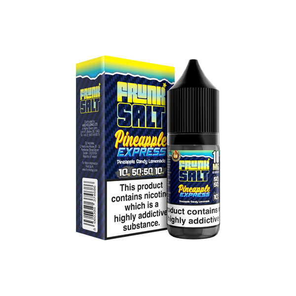 10mg Frunk Salts 10ml Nic Salts (50VG-50PG) - Flavour: Lemon Zing