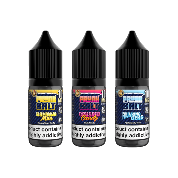 10mg Frunk Salts 10ml Nic Salts (50VG-50PG) - Flavour: Lemon Zing