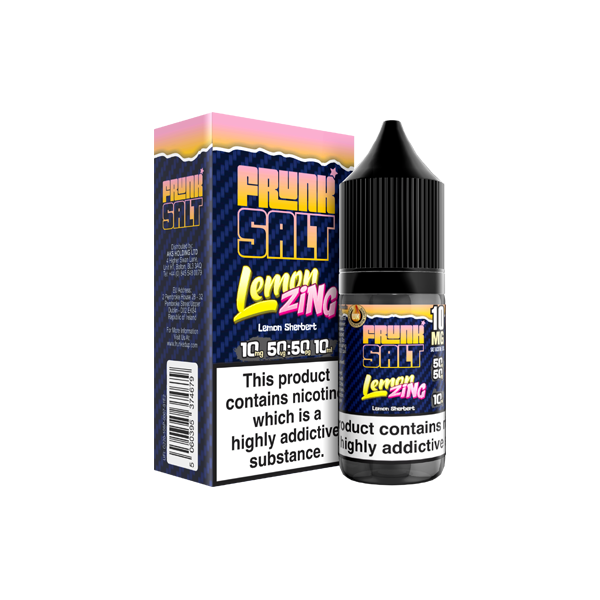 10mg Frunk Salts 10ml Nic Salts (50VG-50PG) - Flavour: Double Bubble