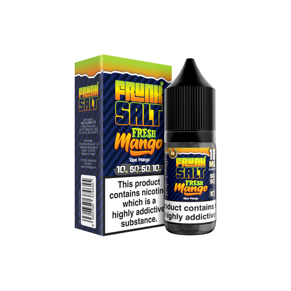 10mg Frunk Salts 10ml Nic Salts (50VG-50PG) - Flavour: Lemon Zing