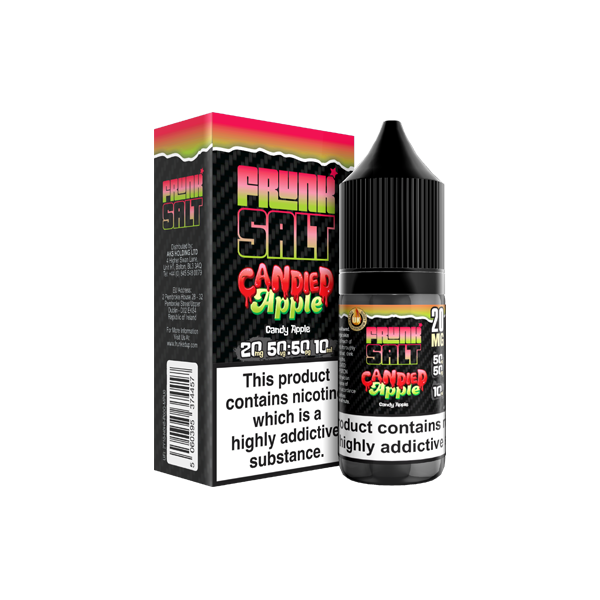 20mg Frunk Salts 10ml Nic Salts (50VG-50PG) - Flavour: Strawberry Bubbling