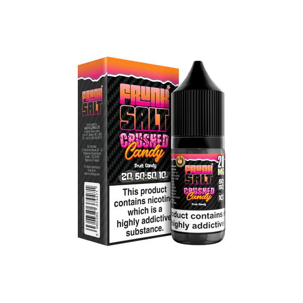 20mg Frunk Salts 10ml Nic Salts (50VG-50PG) - Flavour: Strawberry Bubbling
