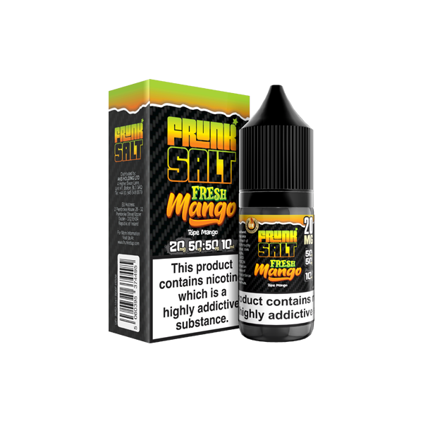 20mg Frunk Salts 10ml Nic Salts (50VG-50PG) - Flavour: Strawberry Bubbling