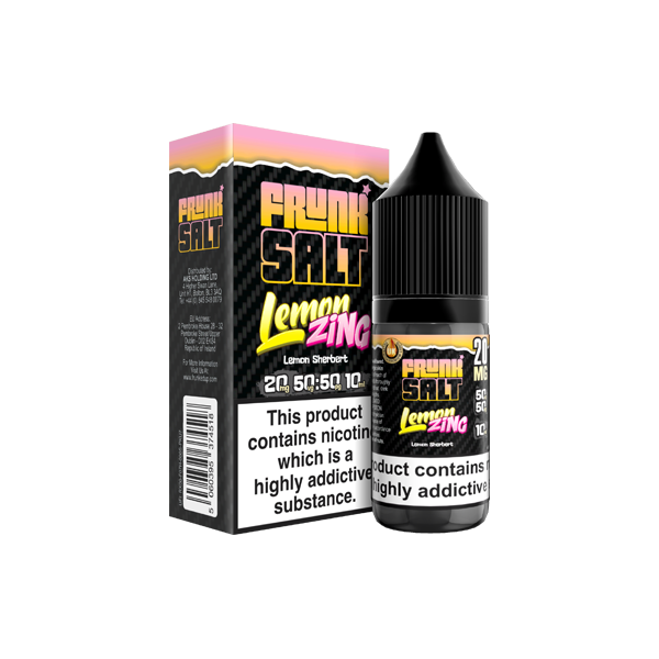 20mg Frunk Salts 10ml Nic Salts (50VG-50PG) - Flavour: Strawberry Bubbling