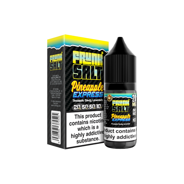 20mg Frunk Salts 10ml Nic Salts (50VG-50PG) - Flavour: Strawberry Bubbling