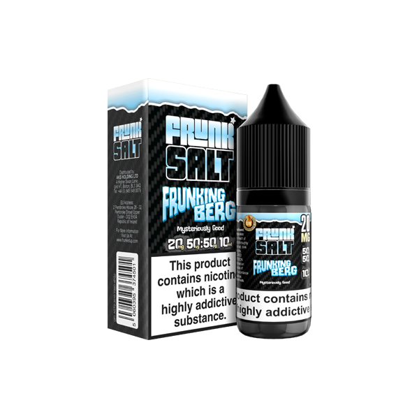 20mg Frunk Salts 10ml Nic Salts (50VG-50PG) - Flavour: Strawberry Bubbling