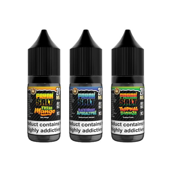 20mg Frunk Salts 10ml Nic Salts (50VG-50PG) - Flavour: Strawberry Bubbling