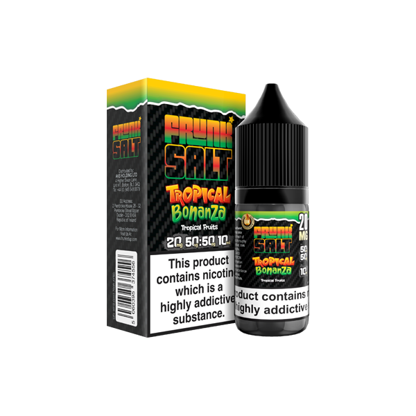 20mg Frunk Salts 10ml Nic Salts (50VG-50PG) - Flavour: Strawberry Bubbling