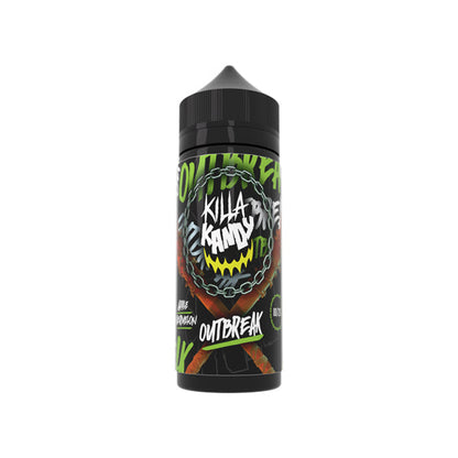 Killa Kandy 100ml Shortfill 0mg (80VG-20PG) - Flavour: Blitz