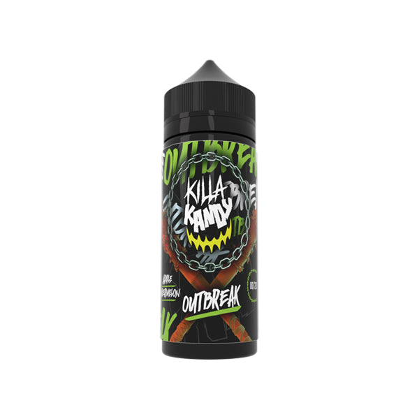 Killa Kandy 100ml Shortfill 0mg (80VG-20PG) - Flavour: Razor