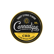 Cannadips 150mg CBD Snus Pouches - Tangy Citrus - SilverbackCBD
