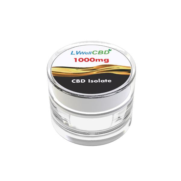 LVWell CBD 99%  Isolate 1000mg CBD - SilverbackCBD