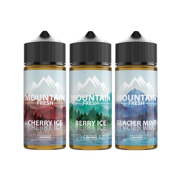 Mountain Fresh 3000mg CBD E-liquid 120ml (50VG-50PG) - Flavour: Glacier Mint - SilverbackCBD