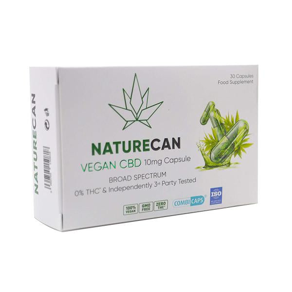 Naturecan 10mg Vegan CBD Capsules - 30 Caps - SilverbackCBD