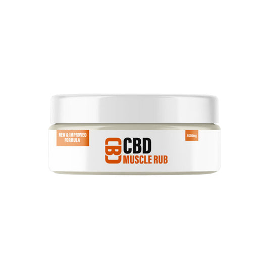 CBD Asylum 5000mg CBD 100ml Muscle Rub Balm (BUY 1 GET 2 FREE) - SilverbackCBD