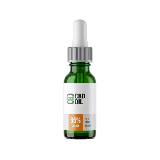 CBD Asylum 35% 3500mg CBD Oil 10ml (BUY 1 GET 2 FREE) - Flavour: Orange - SilverbackCBD