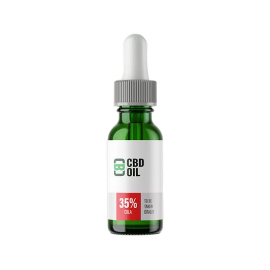 CBD Asylum 35% 3500mg CBD Oil 10ml (BUY 1 GET 2 FREE) - Flavour: Cola - SilverbackCBD