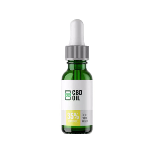 CBD Asylum 35% 3500mg CBD Oil 10ml (BUY 1 GET 2 FREE) - Flavour: Lemonade - SilverbackCBD