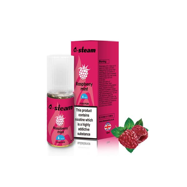 A-Steam Fruit Flavours 6MG 10ML (50VG-50PG) - Flavour: Apple - SilverbackCBD