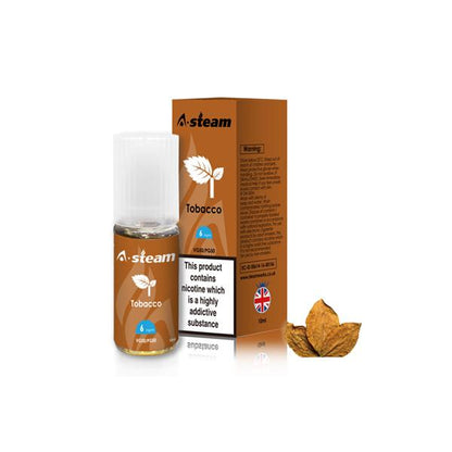 A-Steam Fruit Flavours 6MG 10ML (50VG-50PG) - Flavour: Apple - SilverbackCBD