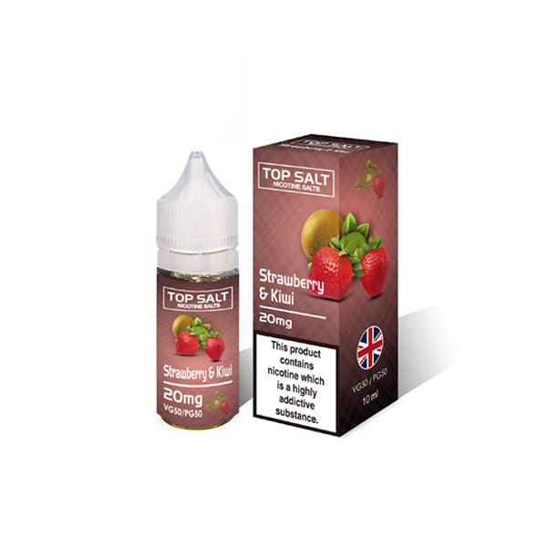 20mg Top Salt Fruit Flavour Nic Salts by A-Steam 10ml (50VG/50PG) - Flavour: Raspberry