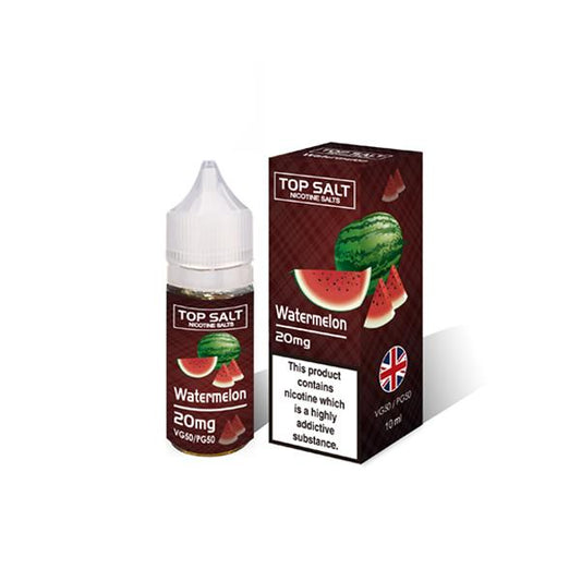 20mg Top Salt Fruit Flavour Nic Salts by A-Steam 10ml (50VG-50PG) - Flavour: Black Jack - SilverbackCBD
