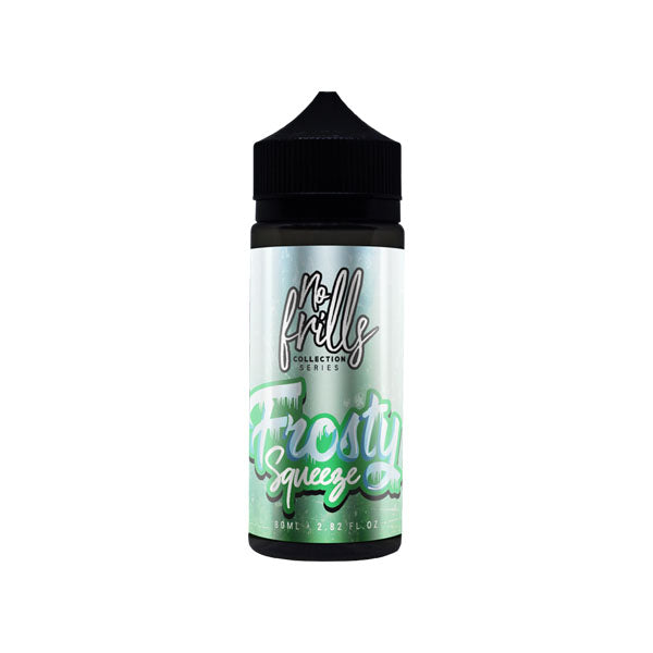 No Frills Collection Frosty Squeeze 80ml Shortfill 0mg (80VG-20PG) - Flavour: Grape