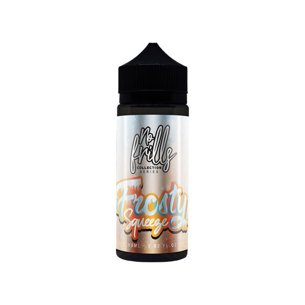No Frills Collection Frosty Squeeze 80ml Shortfill 0mg (80VG-20PG) - Flavour: Honeydew Raspberry