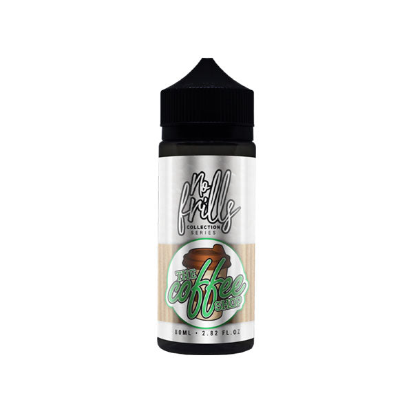 No Frills Collection Coffee Shop 80ml Shortfill 0mg (80VG-20PG) - Flavour: Butterscotch