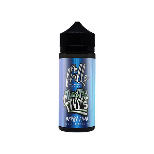 No Frills Collection Twizted Fruits 80ml Shortfill 0mg (80VG-20PG) - Flavour: Strawberry Watermelon