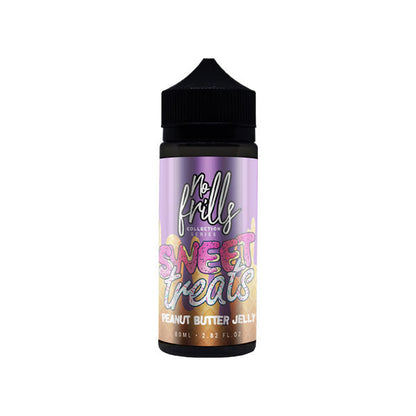 No Frills Collection Sweet Treats 80ml Shortfill 0mg (80VG-20PG) - Flavour: Cookies & Cream