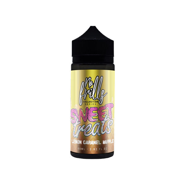 No Frills Collection Sweet Treats 80ml Shortfill 0mg (80VG-20PG) - Flavour: Peanut Butter & Jelly