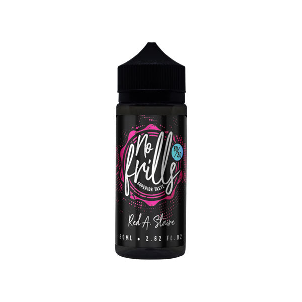 No Frills Originals 80ml Shortfill 0mg (80VG/20PG) - Flavour: Blueberry Slushy