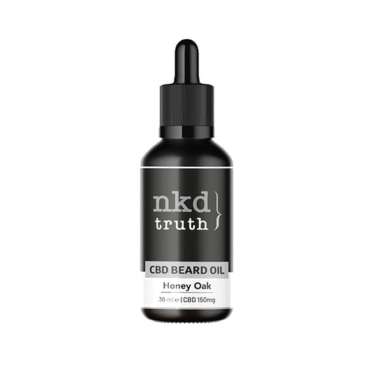 NKD 150mg CBD Infused Speciality Beard Oils 30ml - Flavour: Honey Oak