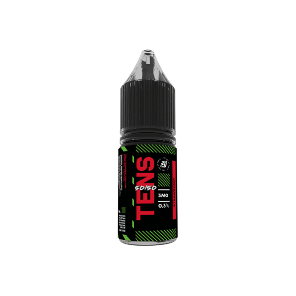 6mg Tens 50/50 10ml (50VG/50PG) - Pack Of 10 - Flavour: Polo Mint
