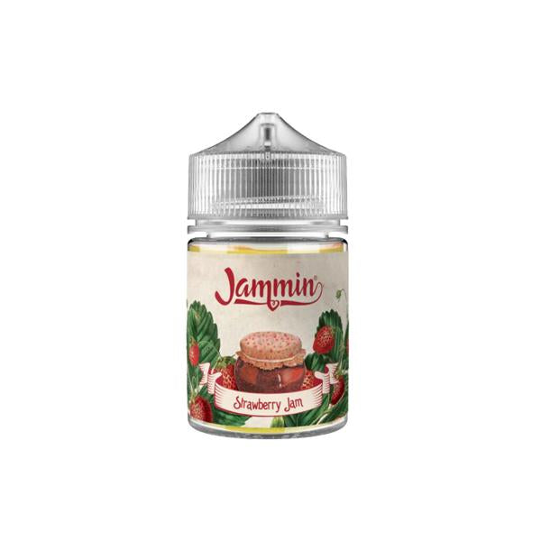 Jammin 0mg 50ml Shortfill E-Liquid (70VG-30PG) - Flavour: Raspberry Jam Clotted Cream Scone - SilverbackCBD
