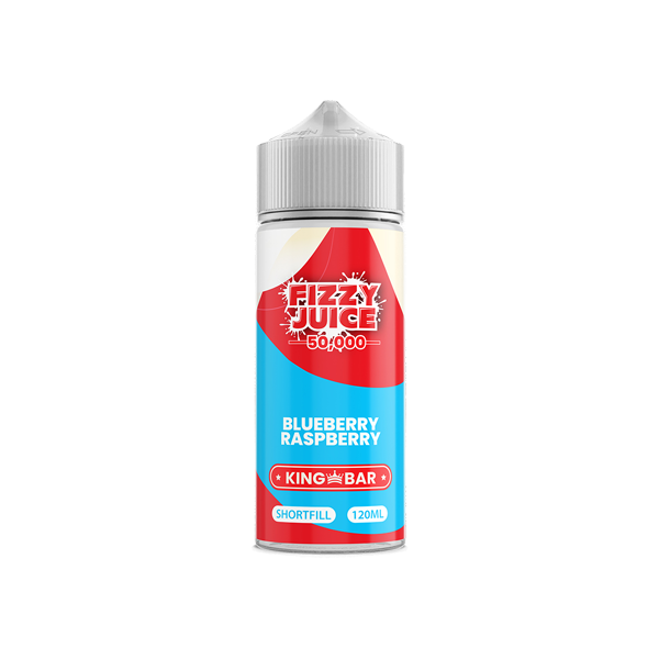 Fizzy Juice King Bar 100ml Shortfill 0mg (70VG/30PG) - Flavour: Blueberry Ice