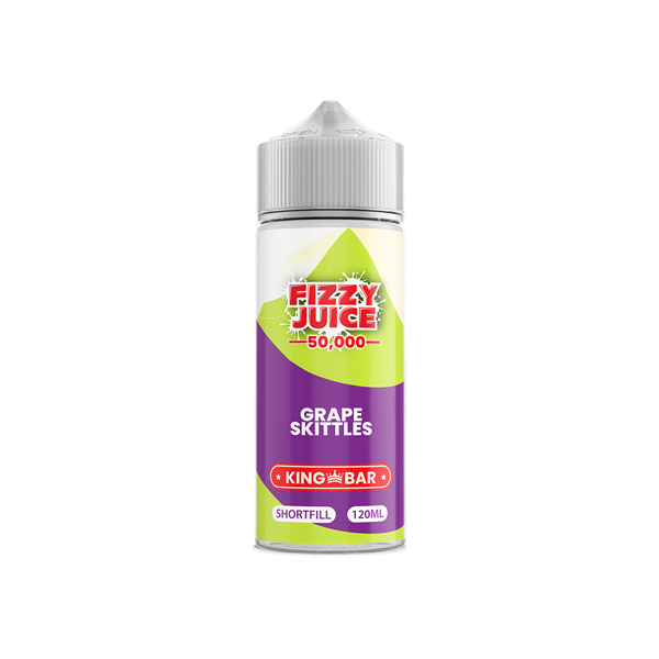 Fizzy Juice King Bar 100ml Shortfill 0mg (70VG/30PG) - Flavour: Blueberry Ice