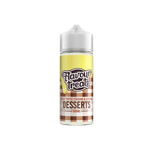 Flavour Treats Desserts by Ohm Boy 100ml Shortfill 0mg (70VG/30PG) - SilverbackCBD