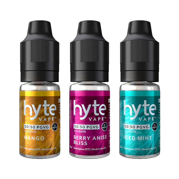 Hyte Vape 3mg 10ml E-liquid (50VG-50PG) - Flavour: Mango