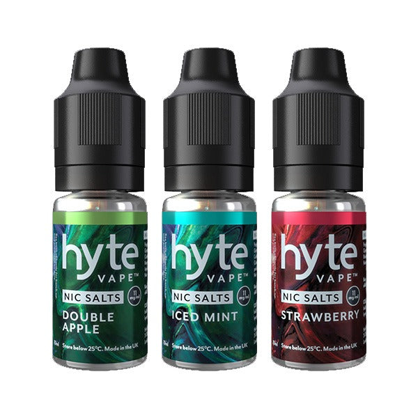 11mg Hyte Vape 10ml Nic Salts (50VG-50PG) - Flavour: Berry Burst Ice