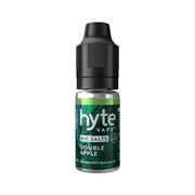 11mg Hyte Vape 10ml Nic Salts (50VG-50PG) - Flavour: Double Apple