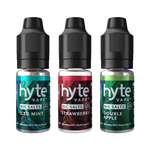 20mg Hyte Vape 10ml Nic Salts (50VG-50PG) - Flavour: Berry Burst Ice